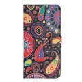 iPhone 12 / 12 Pro - Leder Hülle Paisley