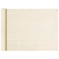 vidaXL Balkon Sichtschutz Creme 90x300 cm HDPE