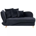 Chaiselongue aus Samtstoff Retro MERI Chaiselongue aus Samtstoff Retro MERI