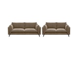 Vente-unique, Couchgarnitur 3+2 KESTREL Samt Couchgarnitur 3+2 KESTREL Samt