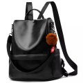 Only-bags.store, Only-bags.store - Rucksack aus weichem PU-Leder Handtasche Umhängetasche Multifunktions-Diebstahlschutztasche wasserdichter Rucksack, für Damen, Schwarz, One Size