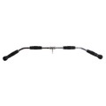Große Dorsalzugstange Aus Stahl 90cm Für Flaschenzug Unisex Schwarz ONE SIZE