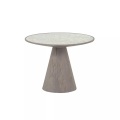 Calicosy - Beistelltisch aus Eiche und Glas MAFRA, One Size,