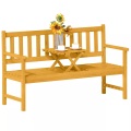 Outsunny - Gartenbank, One Size, Braun