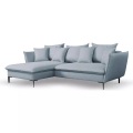 PASCAL MORABITO - Ecksofa mit Schlaffunktion LAZARE von Stoff Ecke links, One Size, Grau