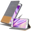 Hülle für Samsung Galaxy S6 EDGE Magnetverschluss, Kartenfach