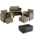 Rattan Sitzgruppe Modena inkl. Schutzhülle Rattan Sitzgruppe Modena inkl. Schutzhülle