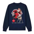 Coca-Cola - Sweatshirt, für Damen, Marine, Größe S