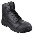 Roadmaster Leather Sicherheits Stiefel Unisex Schwarz 39