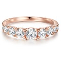 Damen Ring Damen Goldrosa 48