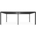 Gartenpavillon Ocean anthrazit 360x720