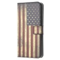 Galaxy S10 Lite - Leder Hülle US Flagge