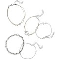 Multi Armband Poliert Unisex Silber ONE SIZE