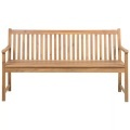 Beliani Gartenbank Akazienholz 160 cm VIVARA