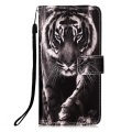 iPhone 15 Pro Max - Leder Etui Hülle Tiger
