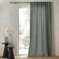 Vorhang Private Mit Faltenband Unisex Grün 140x350CM