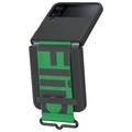 Samsung, Samsung Galaxy Z Flip4 Silicone Cover with Strap - Black Hülle