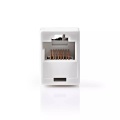 Nedis, Netzwerkstecker | Cat5e | Ungeschützt | Rj45 Buchse | Rj45 Buchse | Gerade | Abs | Box Unisex 40X40MM