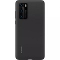 Huawei Offizielle Huawei Soft-Touch-Hülle, Rückhülle für Huawei P40 - Schwarz