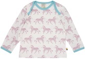 Loud and Proud, Shirt Druck Zebra Aster Mädchen Rosa 110/116