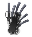 Messerset mit Drehständer, 8-teilig - Carbon Messerset mit Drehständer, 8-teilig - Carbon