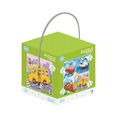 Dodo - Puzzle 4in1 Transportmittel 4er Pack, 36M+