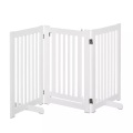 PawHut, PawHut - Hunde-Absperrgitter, One Size, Weiss