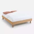 La Redoute Intérieurs - Bett mit Lattenrost Desna, 160X200CM, Braun