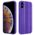 Hülle für Apple iPhone XS MAX im Brushed Design