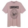 Amplified - Vintage Crest TShirt, für Herren, Pink, Größe M