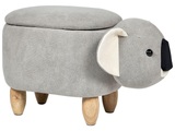 Hocker aus Samtstoff Modern COALA Hocker aus Samtstoff Modern COALA