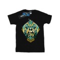 Aquaman The Trench Crest Tshirt Herren Schwarz S