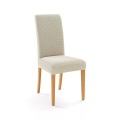 Stretch-stuhlbezug Mit Waffelstruktur Ahmis Unisex Beige ONE SIZE