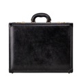 Maxwell Scott, Maxwell Scott Buroni - Luxus-Leder-Aktenkoffer in Schwarz