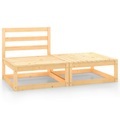 vidaXL, vidaXL 2-tlg. Garten-Lounge-Set Kiefer Massivholz