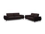 Couchgarnitur Microfaser Polka 3+2 Couchgarnitur Microfaser Polka 3+2