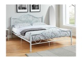 Metallbett mit Lattenrost 0 LEYNA Metallbett mit Lattenrost 0 LEYNA
