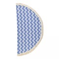 L'Anse - Badetuch Zig Zag, One Size, Königsblau