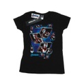 Avengers Endgame Hero Panels Tshirt Aus Baumwolle Damen Schwarz XL