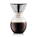 BODUM, Kaffeebereiter mit Permanent Edelstahl Kaffeefilter POUR OVER Kaffeebereiter mit Permanent Edelstahl Kaffeefilter POUR OVER