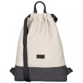 Gym Bag Sand Gray - No 7 - Rucksack Für Sport Und Festival - Tasche Rucksack Klein Mit Innentasche Unisex Multicolor ONE SIZE