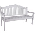 Gartenbank Austin Eukalyptus Weiss 160 Unisex Weiss ONE SIZE