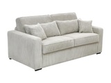 Vente-unique, Schlafsofa mit Matratze 3-Sitzer - Liegefläche 140 cm - Matratze 18 cm - Cord - - MONDOVI Schlafsofa mit Matratze 3-Sitzer - Liegefläche 140 cm - Matratze 18 cm - Cord - - MONDOVI