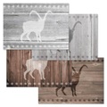 Papiertischset Steinbock