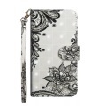 Xiaomi Mi 10 / 10 Pro - Etui Glitzer Effekt Blumen