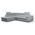 Vente-unique - Ecksofa mit Schlaffunktion Bettkasten FABIEN Ecke Links, One Size, Grau