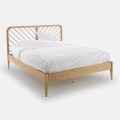 LA REDOUTE INTERIEURS, Bett ANDA mit Lattenrost, Eiche massiv