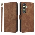 Cover-Discount - Galaxy S25 Ledertasche mit RFID Blocker, Braun