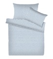 Living Home, Melange Jersey Streifen Bettwäsche Set Melange Jersey Streifen Bettwäsche Set