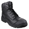 Roadmaster Leather Sicherheits Stiefel Unisex Schwarz 49